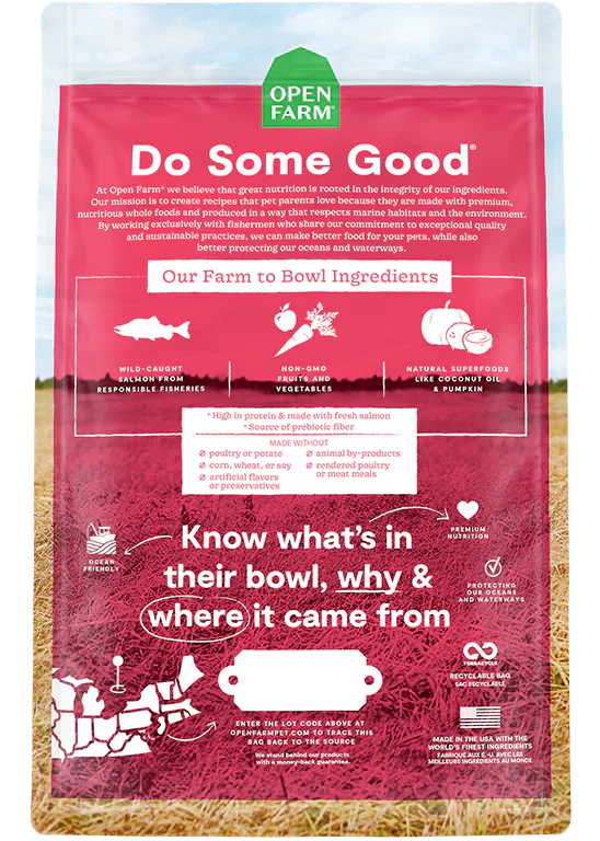 Open Farm | Wild Caught Salmon | Dry Dog Food Near Me | ARMOR THE POOCH